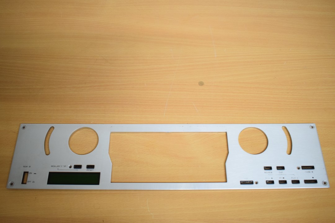 Philips N4520 Tape Recorder - middle part front plate  			